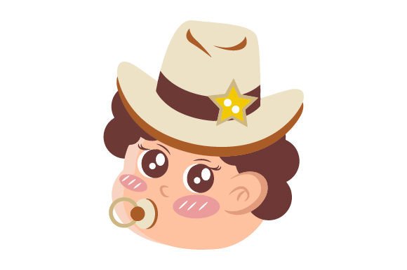 Baby with a Cowboy Hat, Cartoon Embroidery Review