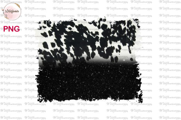 Reviewing cowhiBlack Glitter Background for Embroidery