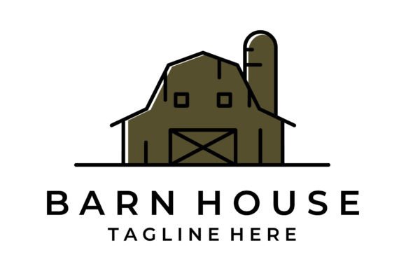 Vintage Barn Logo Vector Design Review